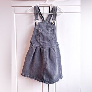 NWOT! Zara Girls Denim Overall Dress - Size 6